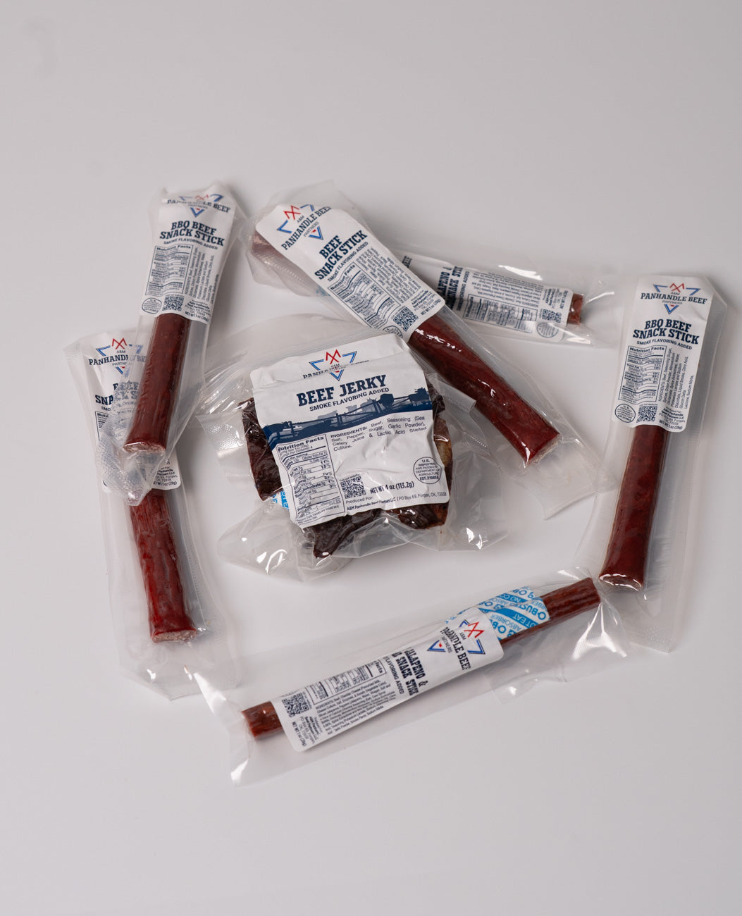 Jerky & Beef Stick sample bag